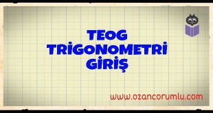 TEOG Trigonometri Giriş