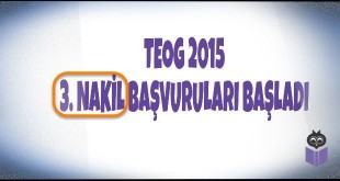 TEOG 2015 3. Nakil Başvuruları Başladı