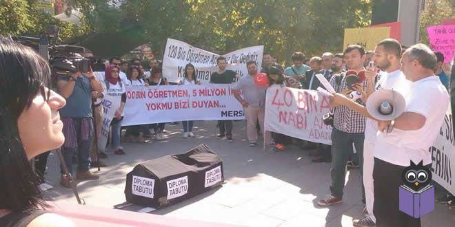 Atama Bekleyen Öğretmenler Ankara'da Eylem Yaptı