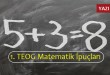 1. TEOG Matematik İpuçları