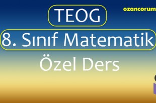 8. Sınıf (TEOG) Matematik Özel Ders