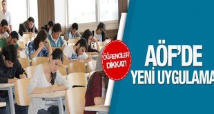 AÖF'de Sonuçlar 'e-mail'e Gönderilecek