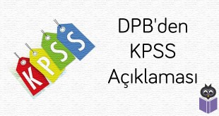 DPB'den-KPSS-Açıklaması