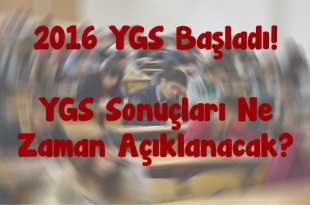 2016-YGS-Başladı