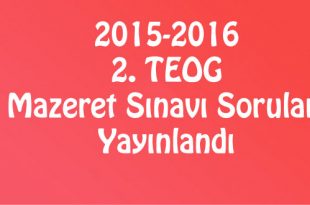 2015-2016-2.-TEOG-Mazeret-Sınavı-Soruları-Yayınlandı